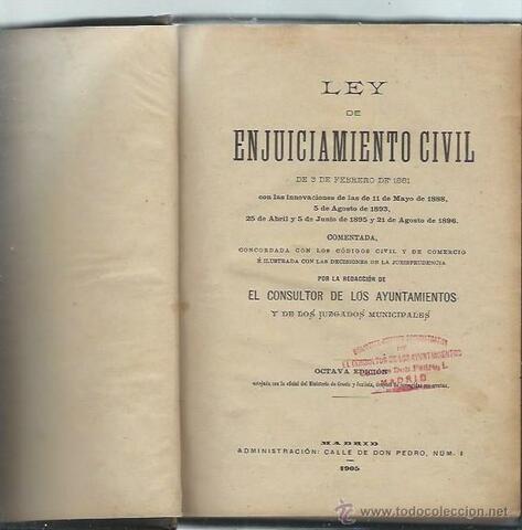 Antiguo enjuiciamiento español