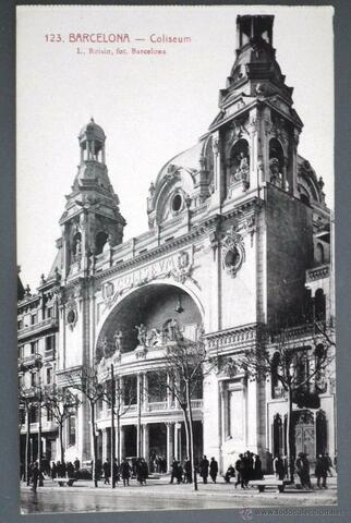 Edificació del cinema Coliseum BCN