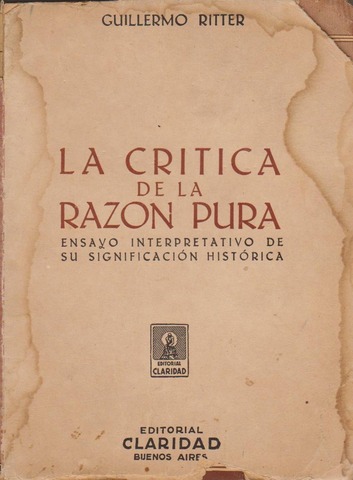 Publica "Critica de la raó pura"