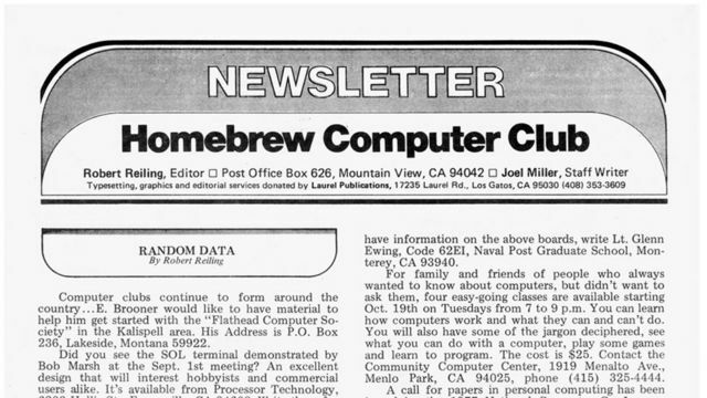 Homebrew Computer Club