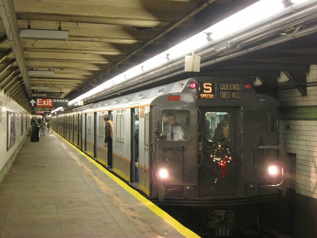 First rapid transit NYC Subway run