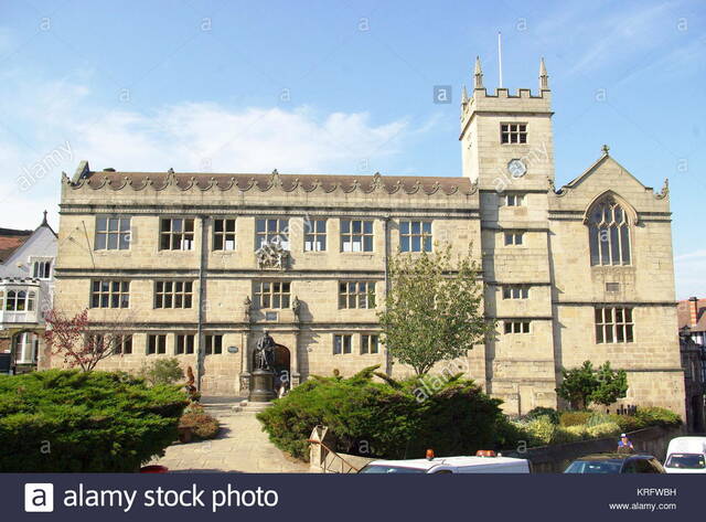 Ingreso en la Escuela Anglicana de Shrewsbury.