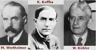 Max Wertheimer, Wolfgang Kolhler y Kurt Koffka