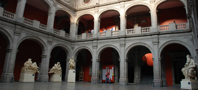 inauguration of the Academy of Saint Charles of Fine Arts