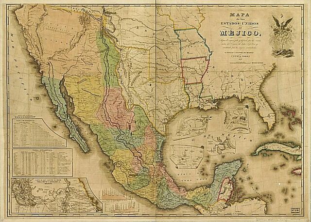 The Mexican-American War ends with the Treaty of Guadalupe Hidalgo.