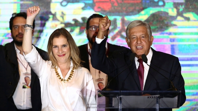 Left-wing former mayor of Mexico City, Andres Manuel López Obrador