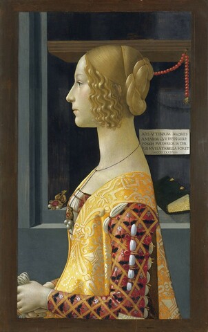 RETRATO DE GIOVANNA TORNABUONI (DOMENICO GHIRLANDAIO)