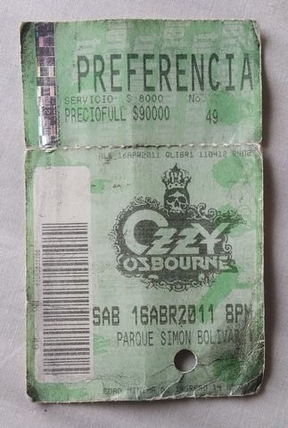 Ozzy Osbourne in Colombia