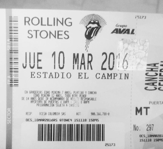 Rolling Stones in Colombia