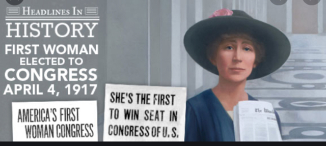 First female Congress member