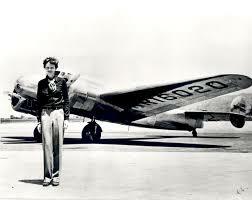 Amelia Earhart Flies over the Atlantic
