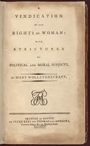 Publication of Vindication of the Rights of Women