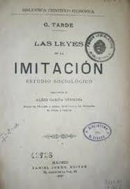 Las leyes de la imitación.