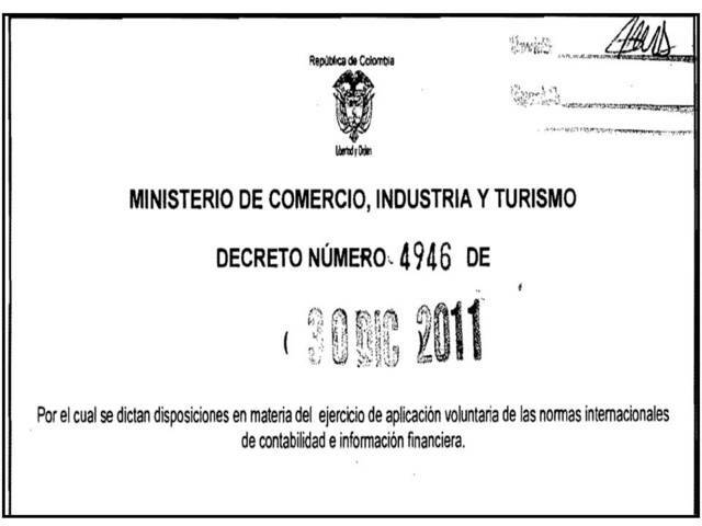 DECRETO 4946 DEL 2011
