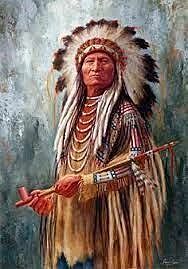 Indios pieles rojas.