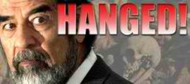 Saddam Hussein is executed