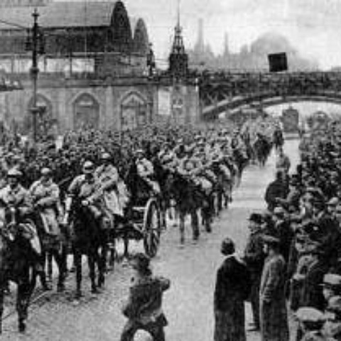 Germany invades Luxembourg and Belgium