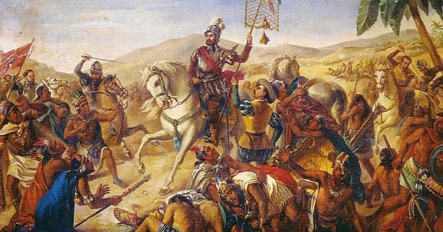 THE SPANIARDS ARRIVED IN TENOCHTITLAN