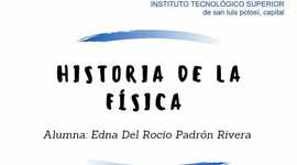 Timeline: Historia de la Física "Edna del Rocio Padrón Rivera"