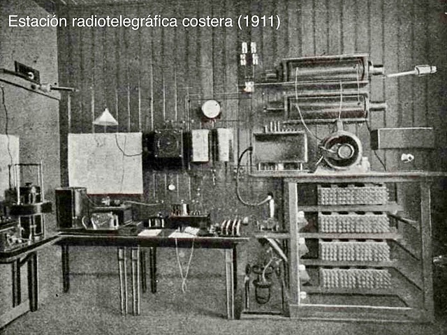 De “el inalámbrico al "radiotelégrafo"
