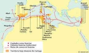Surgen las primeras ciudades fenicias en el este del Mediterráneo.