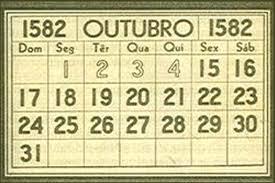 Entra in vigore il calendario gregoriano