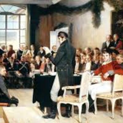 Timeline: Demokratiet fra 1814 til idag