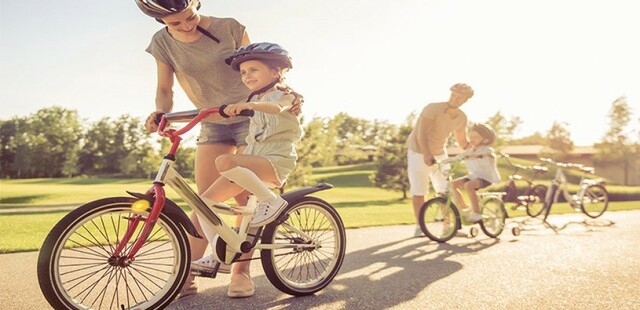 I learned to ride a bike