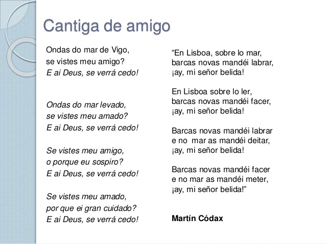 Cantigas de amigo