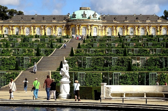 Visita a Frederic II de Prusia al seu palau de Potsdam