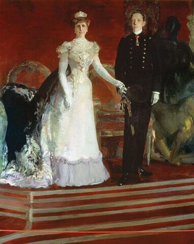 NUEVO MATRIMONIO DE ALFONSO XII CON MARIA CRISTINA DE HABSBURGO-LORENA