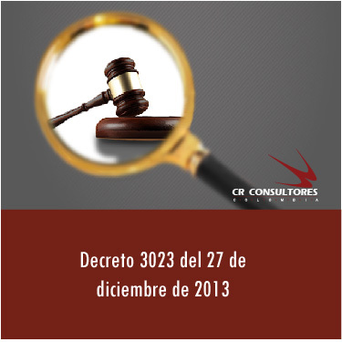 DECRETO 3023 DEL 2013