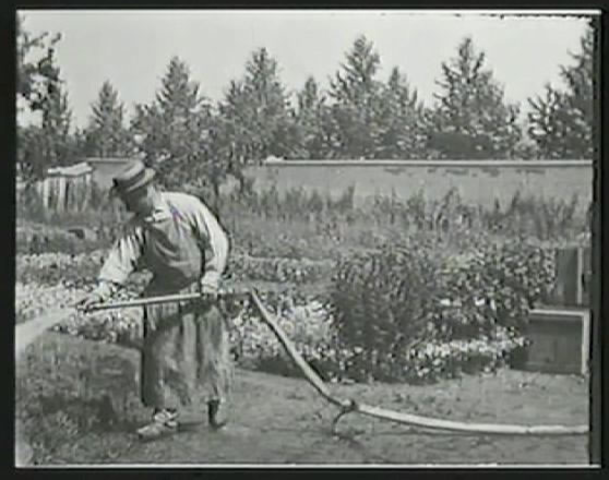 Silent Film - Watering the Gardener