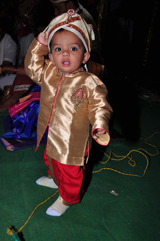 First time in a Indian Groom costume