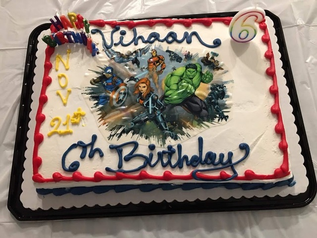 My 6'th birthday cake