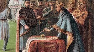 Aprovació de la carta Magna a Anglaterra