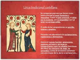 3.3. La lírica tradicional castellana. ( Siglo XV )