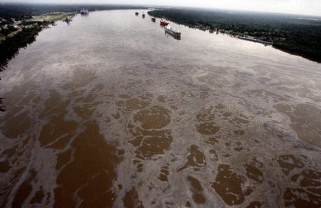 Oil spill in Gulf