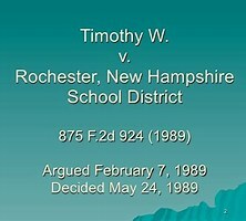 Timothy W.V. Rochester, New Hampshire, School District