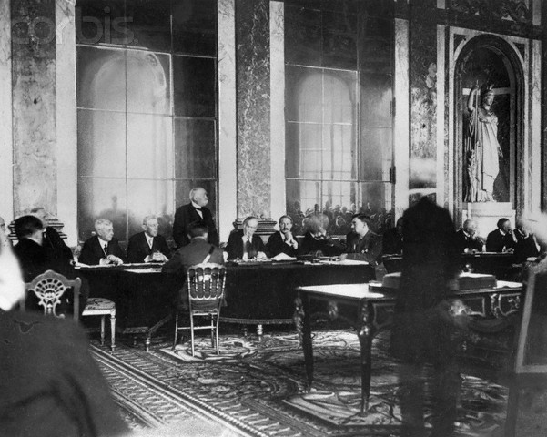 The Treaty of Versailles is signed