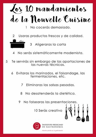NOUVELLE CUISINE