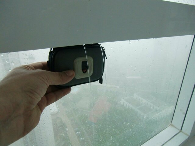 Primeira falha encontrada - Infiltração nas janelas