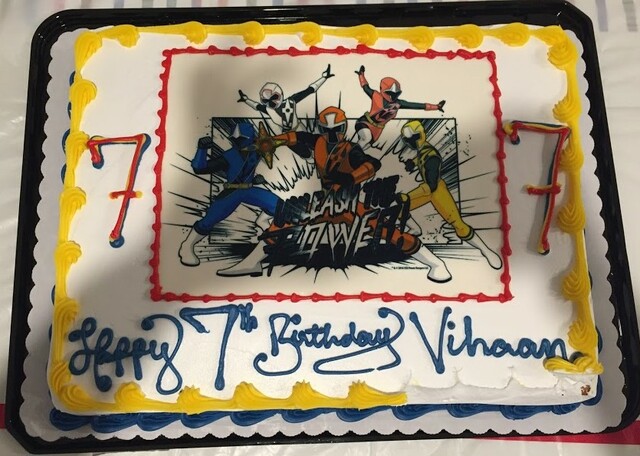 My 7'th birthday cake