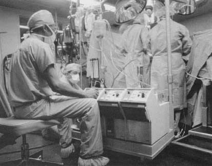 la máquina corazón-pulmón