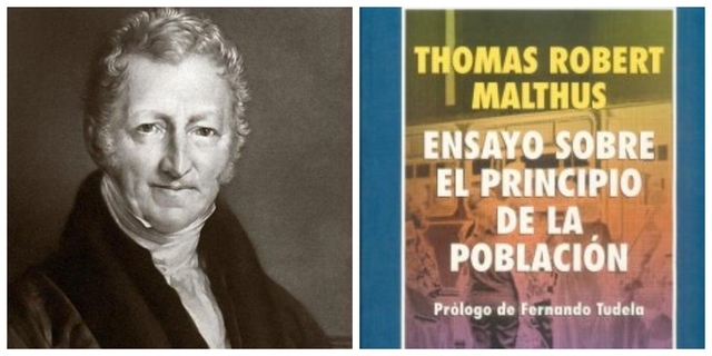 preocupación por la escases Malthus
