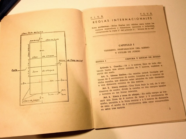 El primer reglamento