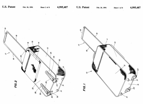 Se patenta la maleta de ruedas con mango de aluminio