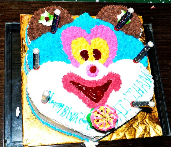 My first birthday cake