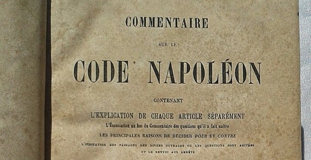 Creació del Codi Civil Napoleònic