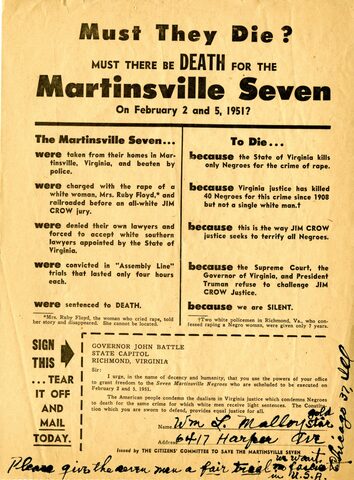 Martinsville Seven executed